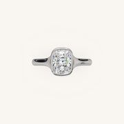 The Lunea β Floating Bezel Solitaire Engagement Ring